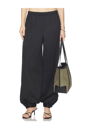 MORE TO COME Marissa Balloon Pant in Black. Size L. Also in XS, XXS, S, M, XL.