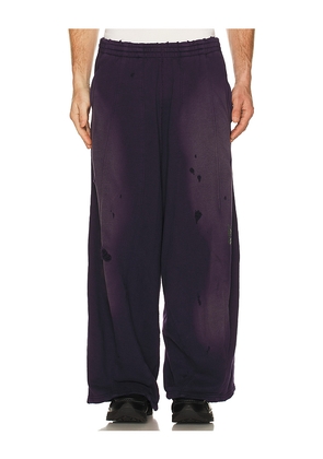 Needles Deconstructed Hd Sweatpant in Purple. Size L. Also in M, S, XL.
