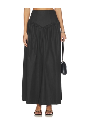 MORE TO COME Amaya Maxi Skirt in Black. Size L. Also in M, S, XS, XXS.