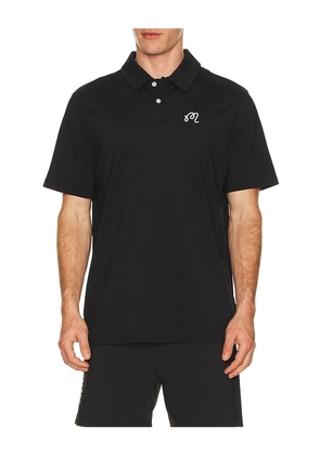 Malbon Golf Fairway Polo in Black. Size L. Also in S, M, XL/1X.