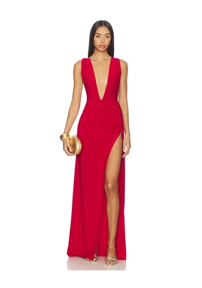 Lovers and Friends Ella Maxi Dress in Red. Size L. Also in M, S, XL, XS, XXS.