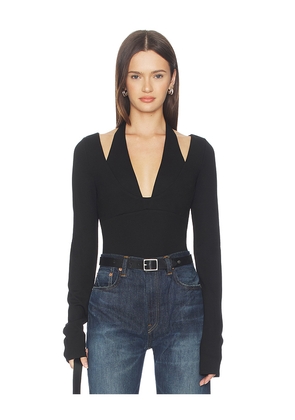 Lovers and Friends Ainsley Bodysuit in Black. Size M. Also in S, XL, XS, XXS.