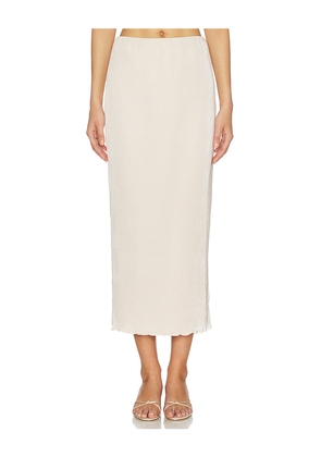 Lovers and Friends Aileen Midi Skirt in Beige. Size L. Also in M, S, XL, XS, XXS.