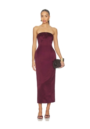 NICHOLAS Kasia Dress in Wine. Size 10. Also in 2, 4, 6.