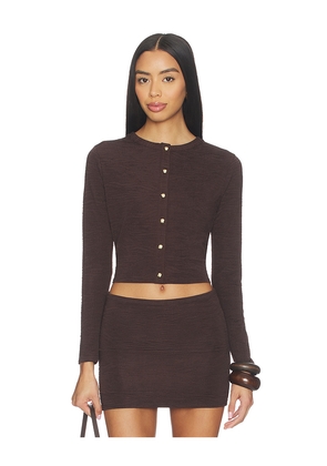 La Porte Lauren Swim Cardigan in Brown. Size L. Also in XL.