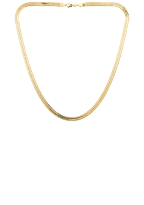 petit moments Cher Chain Necklace in Metallic Gold.