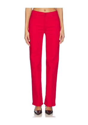 MOTHER The Kick It Jeans in Red. Size 24. Also in 25, 26, 27, 28, 29, 31, 32, 33, 34.