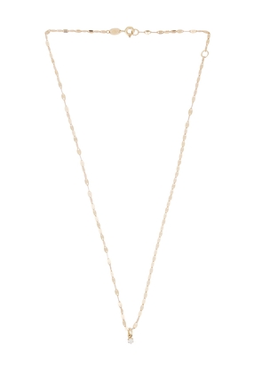 STONE AND STRAND Fairy Lights Diamond Choker in Metallic Gold.