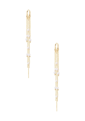 petit moments Copacabana Earrings in Metallic Gold.