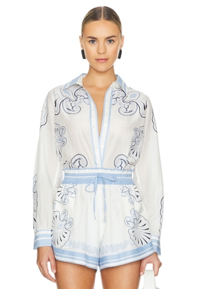 Shani Shemer Vanessa Shirt in White. Size M. Also in S.