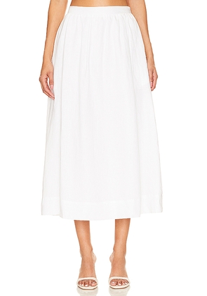 Rhode Aaron Skirt in White. Size L. Also in S.