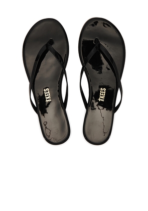 TKEES Glosses Flip Flop in Black. Size 10. Also in 5, 7.