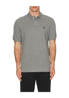 Polo Ralph Lauren Short Sleeve Mesh Polo in Grey. Size M. Also in S, XL/1X.