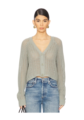 SABLYN Yasmeen Slouchy Cardigan in Sage. Size L. Also in XS.