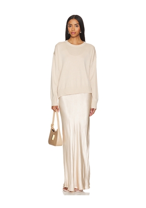 SOVERE Rhyme Combo Slip Knit Dress in Metallic Neutral. Size M. Also in XS, S, L, XL.