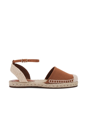 Schutz Greeca Flat Espadrille in Brown. Size 8. Also in 8.5, 9.5.