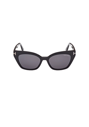TOM FORD Juliette Sunglasses in Black.