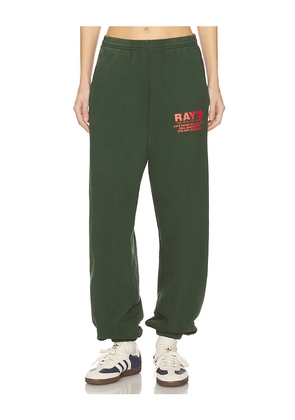 Ray's x REVOLVE Pine Sweatpant in Dark Green. Size S. Also in XS.