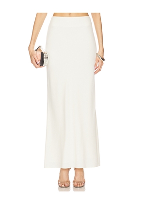 The Sei Crepe Bias Maxi Skirt in Cream. Size 2. Also in 6, 8.
