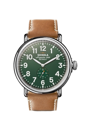 Shinola Runwell 47mm Watch in Green.