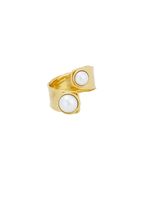 petit moments Fiona Ring in Metallic Gold.