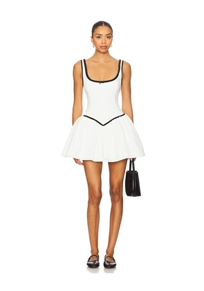 Runaway The Label Adaline Mini Dress in White. Size M. Also in XS.