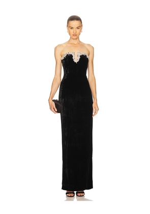 Rachel Gilbert Claudine Gown in Black. Size 1. Also in 2.
