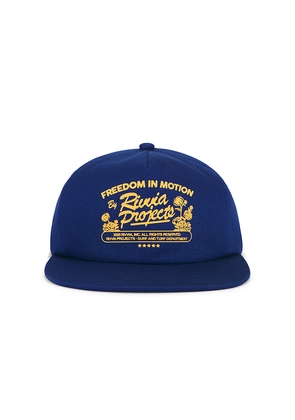 Rivvia Projects Five Star Cap in Blue.