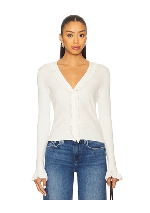 PAIGE Demetra Cardigan in White. Size L. Also in M.