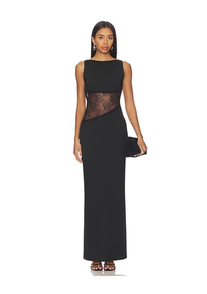 superdown Vivica Maxi Dress in Black. Size L. Also in XS, S, M.