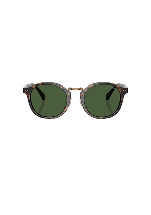Polo Ralph Lauren Circular Sunglasses in Brown.
