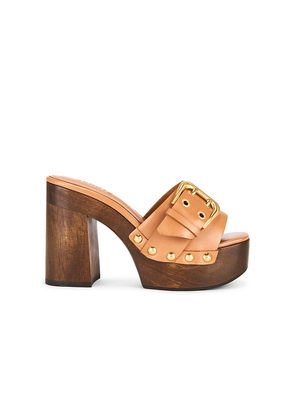 Schutz Irie Platform Sandal in Brown. Size 10. Also in 6, 6.5, 7, 7.5, 8, 8.5, 9, 9.5.