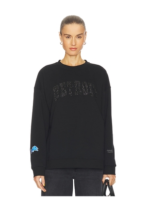 The Wild Collective Detroit Lions Sweatshirt in Black. Size L. Also in XS, S, M.