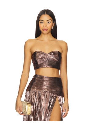 retrofete Floriana Top in Pink. Size L. Also in S, XS.