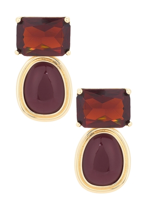 retrofete Beth Earring in Metallic Gold.