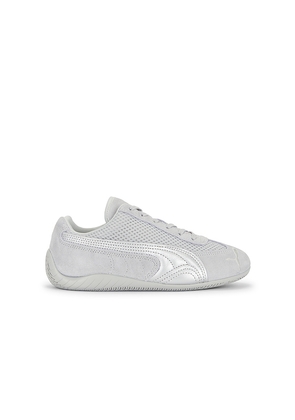 Puma Select Speedcat Premium Sneaker in Light Grey. Size 8.5. Also in 9, 9.5.