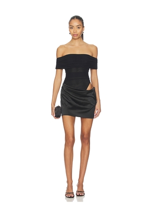 superdown Claira Mini Dress in Black. Size L. Also in XXS, XS, S, M, XL.