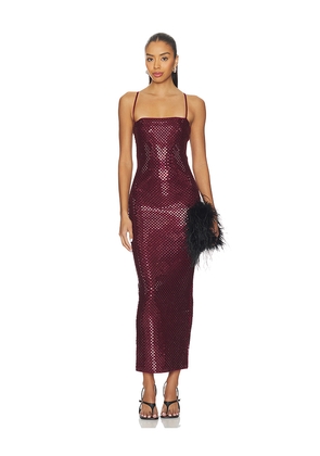 retrofete Kyree Dress in Burgundy. Size S. Also in XS.