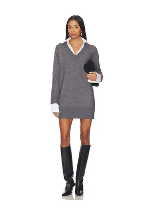 SEROYA Karli Dress in Grey. Size L. Also in M, S, XS, XXS.