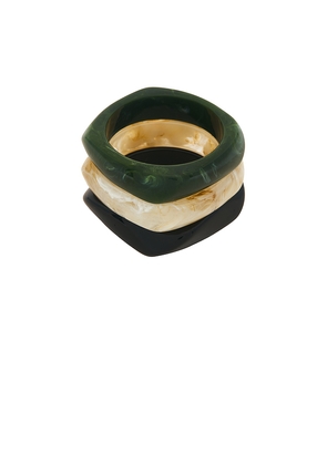 petit moments Party Cuff Set Of 3 in Black.