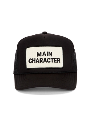 Friday Feelin Main Character Hat in Black.