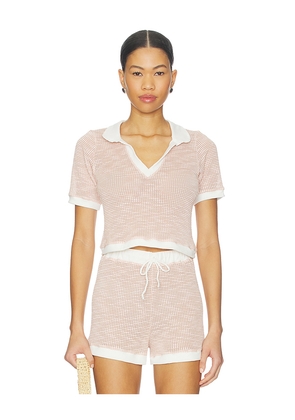 PEIXOTO Mila Top in Blush. Size M. Also in S, XL.