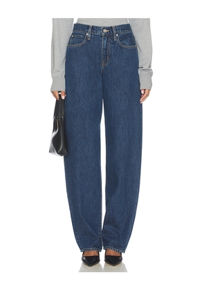 SLVRLAKE Tess Long Relaxed Curve Jeans in Blue. Size 24. Also in 27.