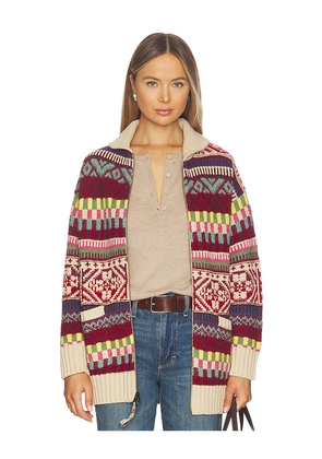 Polo Ralph Lauren Wool Blend Cardigan in Brick,Neutral. Size L. Also in XS, S, M.