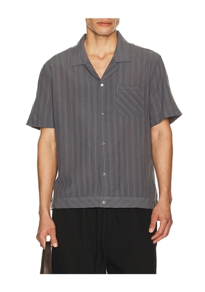 Rails Lemmy Camp Collar Shirt in Blue. Size L. Also in S, M, XL/1X.