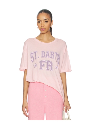 The Laundry Room Saint Barth Fr Smu Oversized Tee in Pink. Size L. Also in S, XS, M, XL.