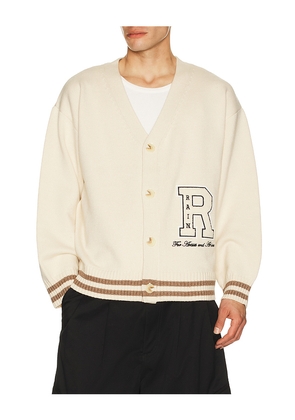 Ryoko Rain Classic Cardigan in Cream. Size L. Also in S, M, XL/1X.