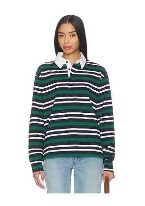 superdown Sashia Polo Top in Green. Size L. Also in XXS, XS, S, M, XL.