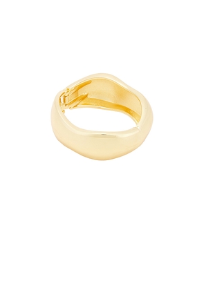 petit moments Melted Cuff in Metallic Gold.