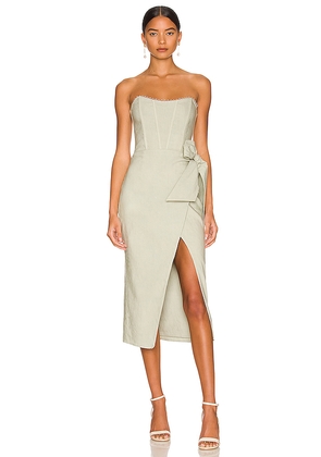 V. Chapman Liliana Dress in Sage. Size 0. Also in 4.